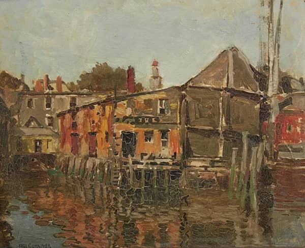 Gloucester Warf by Paul Cornoyer | Oil Painting Reproduction