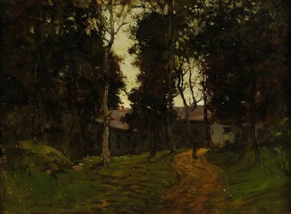 The Old Inn by Paul Cornoyer | Oil Painting Reproduction