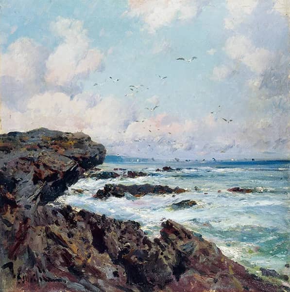 Seascape Coast with Rocks | Oil Painting Reproduction