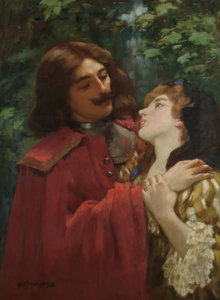A Gallant Knight by William Arthur Breakspeare | Oil Painting Reproduction