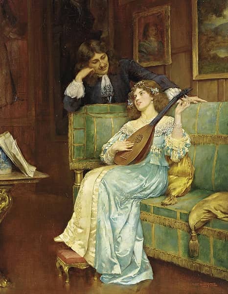 A Musical Interlude | Oil Painting Reproduction