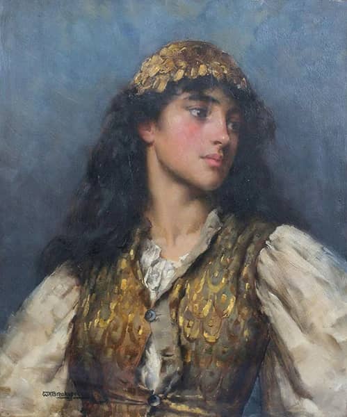 The Gypsy Girl by William Arthur Breakspeare | Oil Painting Reproduction