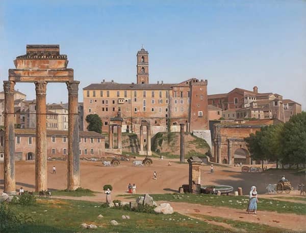 View of the Roman Forum 1814 | Oil Painting Reproduction