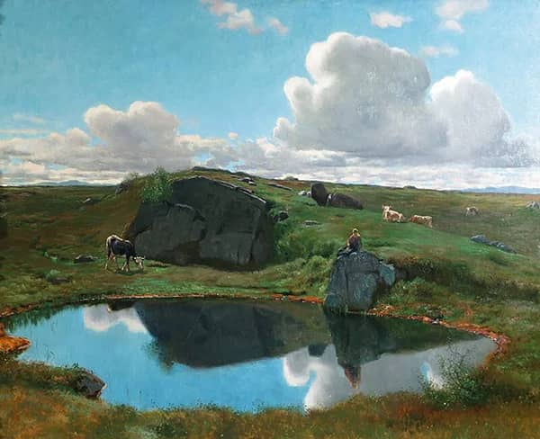 Beautiful at Norefjellet 1903 | Oil Painting Reproduction