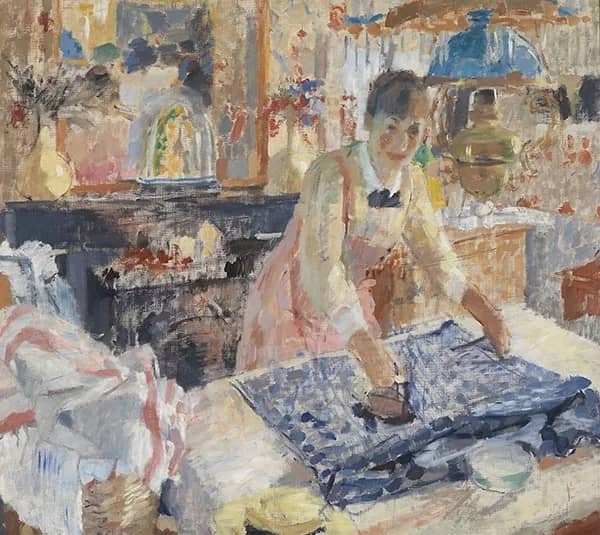 Woman Ironing 1912 by Rick Wouters | Oil Painting Reproduction
