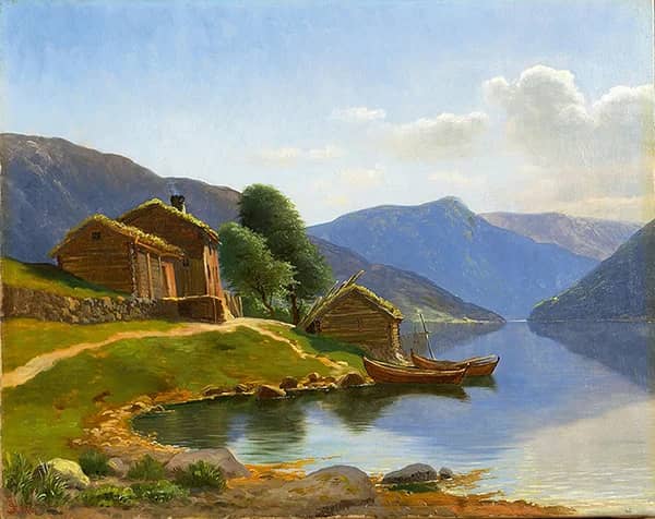 From Veblungsnaes in Romsdalen | Oil Painting Reproduction