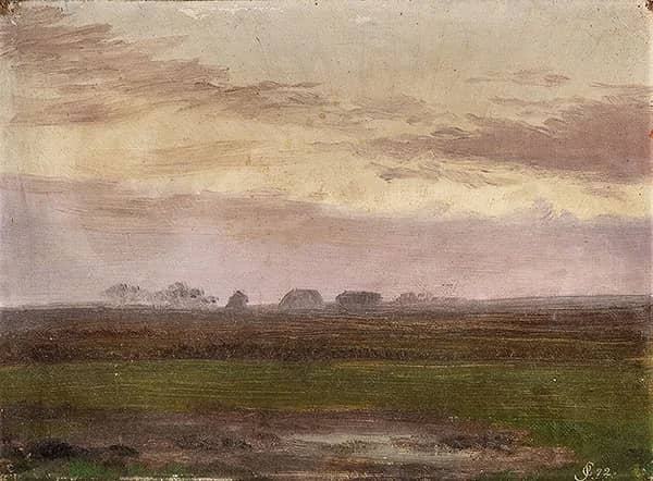 Landscape with House 1872 | Oil Painting Reproduction
