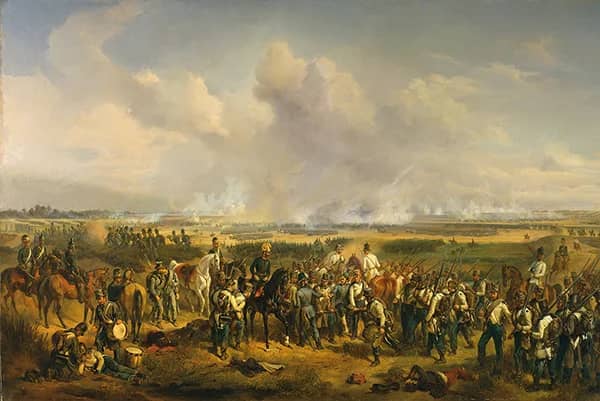 The Battle of Szeged 1853 by Albrecht Adam | Oil Painting Reproduction