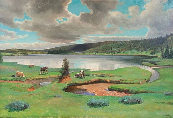 Old Fashioned Iron 1904 by Christian Skredsvig | Oil Painting Reproduction