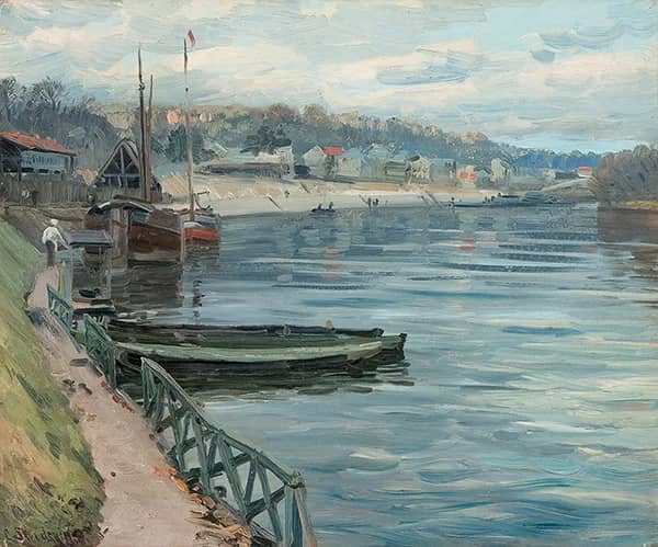 Port Party by Christian Skredsvig | Oil Painting Reproduction