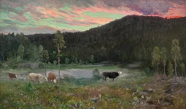 The Evening on the Seat 1893 | Oil Painting Reproduction