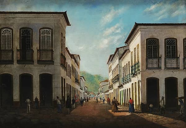 A Street in the City of Desterro 1851 | Oil Painting Reproduction