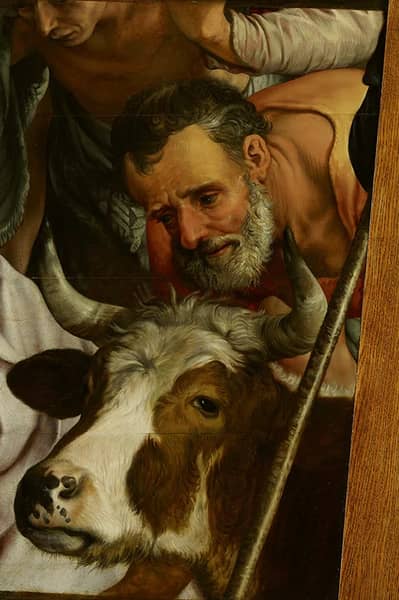 Adoration of the Shepherds (fragment) | Oil Painting Reproduction