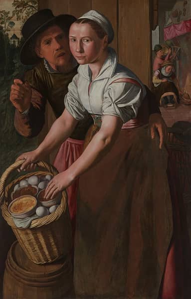 The Egg Girl by Pieter Aertsen | Oil Painting Reproduction