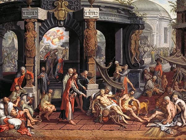 The Healing of the Paralytic 1575 | Oil Painting Reproduction