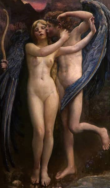 Cupid and Psyche 1890 | Oil Painting Reproduction