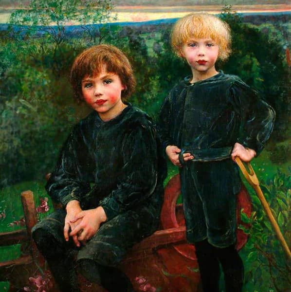 Geoffrey and Christopher Herringham | Oil Painting Reproduction