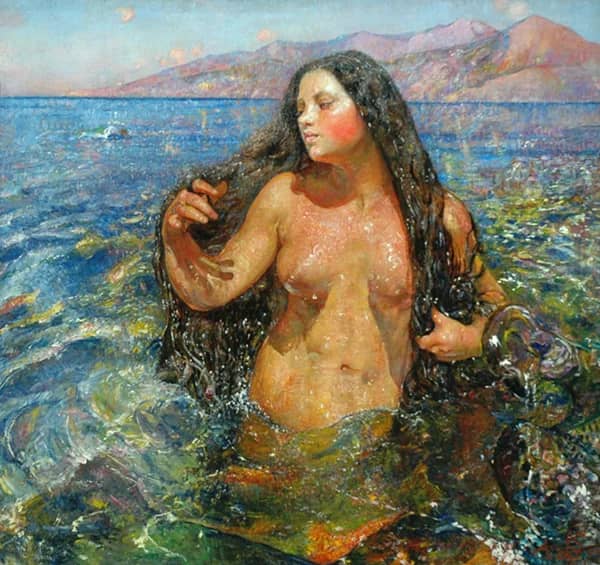 Oceanid by Annie Louisa Swynnerton | Oil Painting Reproduction