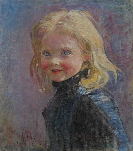 Portrait of Miss Elizabeth Williamson 1906 | Oil Painting Reproduction