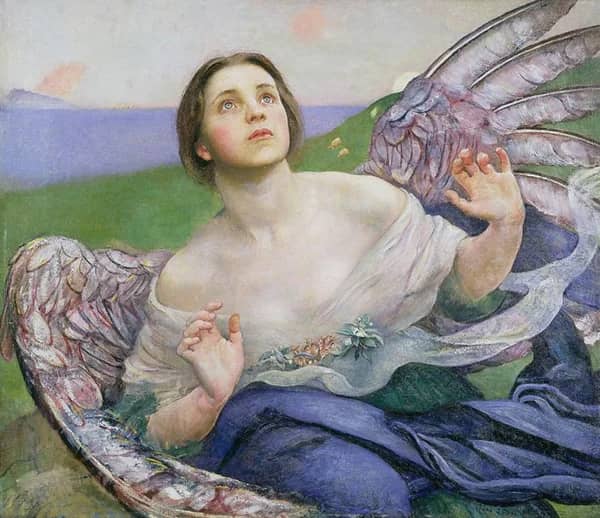 The Gift of Sight by Annie Louisa Swynnerton | Oil Painting Reproduction