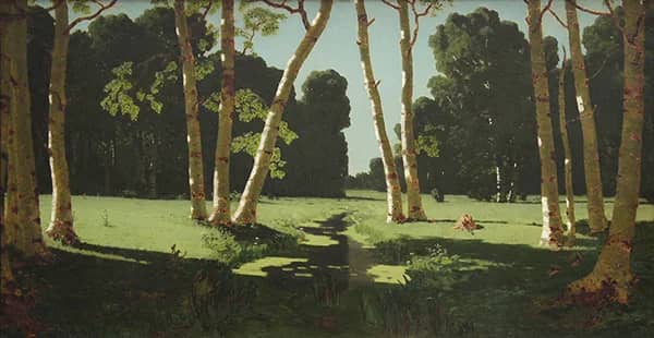 A Birch Grove 1879 by Arkhip Kuindzhi | Oil Painting Reproduction