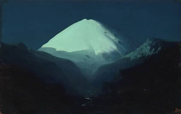 Elbrus Moonlit Night by Arkhip Kuindzhi | Oil Painting Reproduction