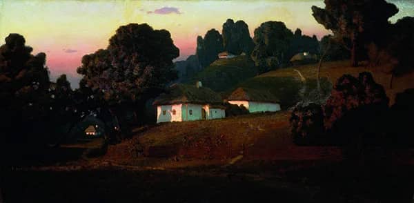 Evening in Ukraine by Arkhip Kuindzhi | Oil Painting Reproduction