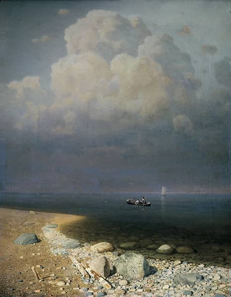 Lake Ladoga 1873 by Arkhip Kuindzhi | Oil Painting Reproduction