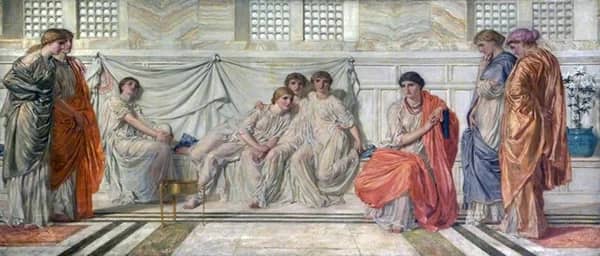 The Shulamite c1865 by Albert Joseph Moore | Oil Painting Reproduction