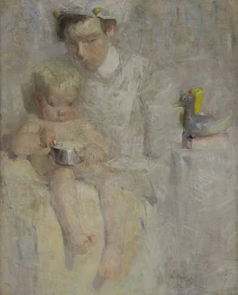 Feeding Time by Beatrice How | Oil Painting Reproduction