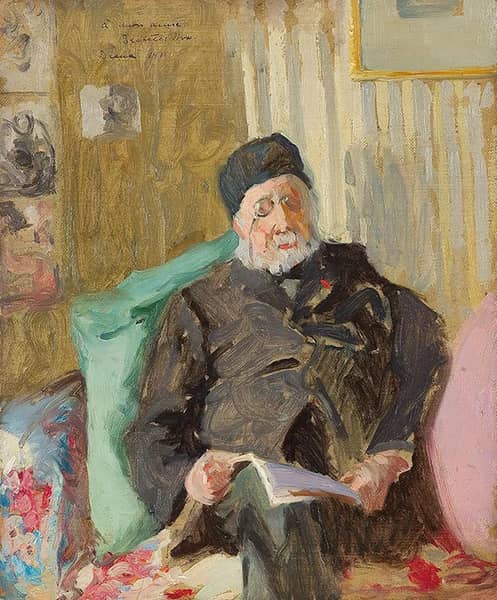 Portrait of a British Painter by Beatrice How | Oil Painting Reproduction