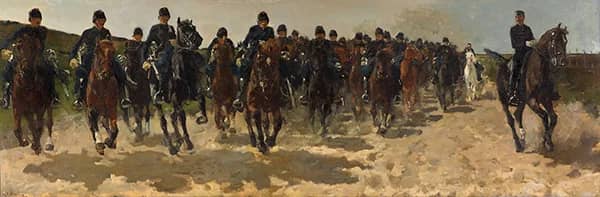 Cavalry by George Hendrik Breitner | Oil Painting Reproduction