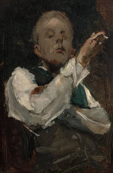 Self Portrait by George Hendrik Breitner | Oil Painting Reproduction