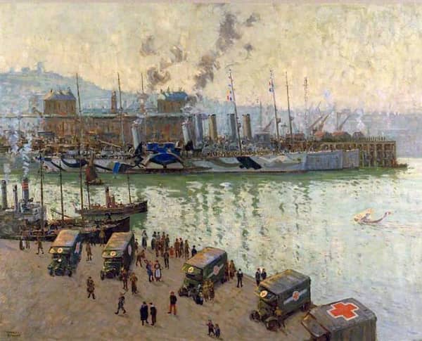 Dazzled Leave Ships Boulogne | Oil Painting Reproduction