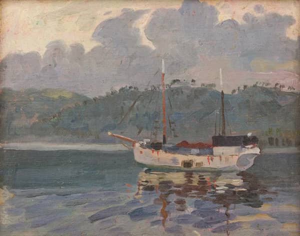 Evening Rabaul by Charles David Jones Bryant | Oil Painting Reproduction