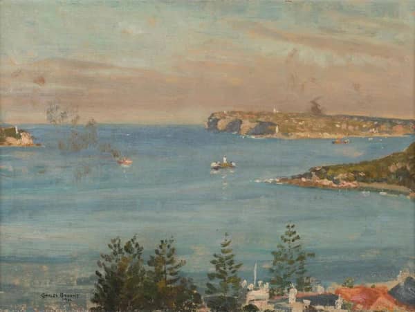 Looking Towards Sydney Heads from the North of the City 1922 | Oil Painting Reproduction