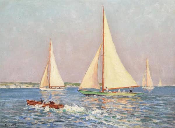 Sailing off the South Coast | Oil Painting Reproduction
