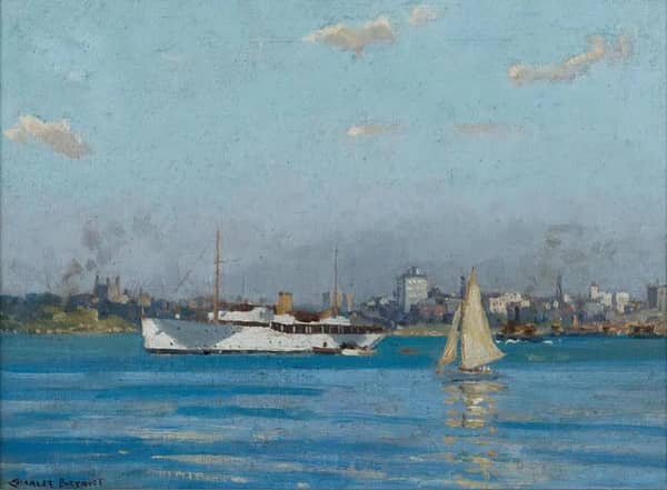 Survey Ship Farm Cove | Oil Painting Reproduction