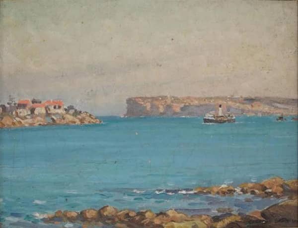 View of Sydney Harbour from Manly | Oil Painting Reproduction