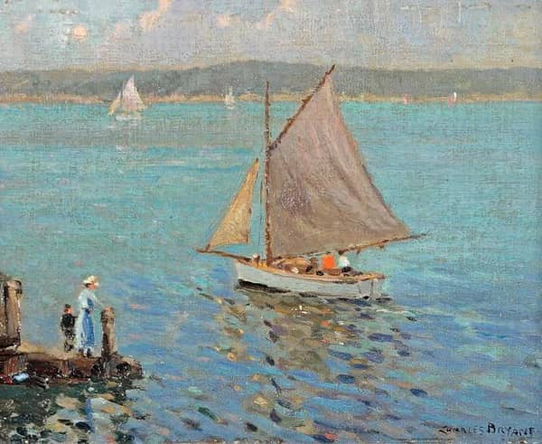 Yachting on the Harbour | Oil Painting Reproduction