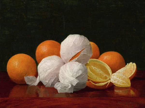 Untitled Wrapped Oranges by William McCloskey | Oil Painting Reproduction
