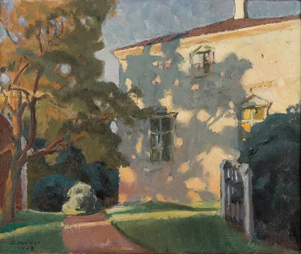 A House in Provence 1923 by Oskari Paatela | Oil Painting Reproduction