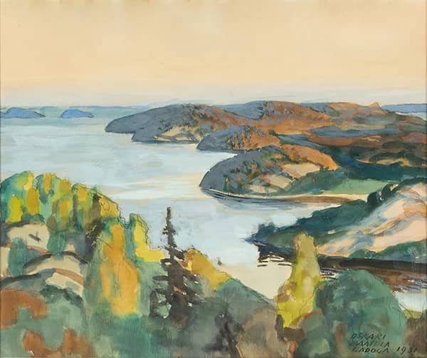 Lake Ladoga by Oskari Paatela | Oil Painting Reproduction