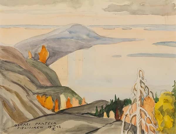 Lake Pielisjarvi by Oskari Paatela | Oil Painting Reproduction