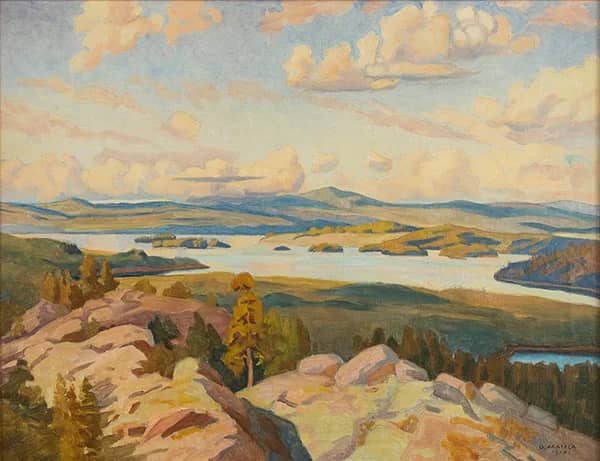 Landscape from Suursaari 1925 | Oil Painting Reproduction