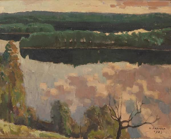 Landscape 1923 by Oskari Paatela | Oil Painting Reproduction