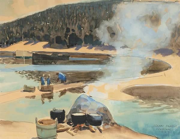 Suursaari Island 1927 by Oskari Paatela | Oil Painting Reproduction