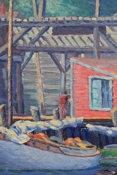 Gloucester Docks Impressionist | Oil Painting Reproduction