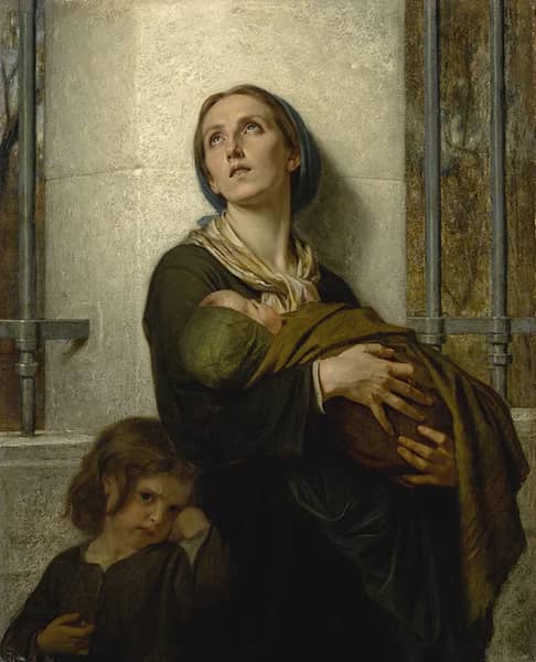 The Forgotten by Hugues Merle | Oil Painting Reproduction