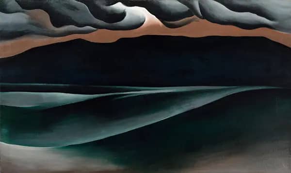Storm Cloud Lake George by Georgia O'Keeffe | Oil Painting Reproduction